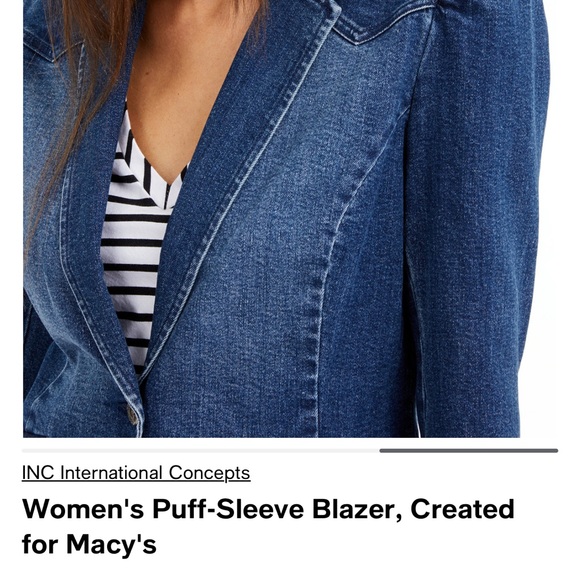 Women’s puff sleeve blazer - Picture 6 of 6